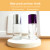 High Quality Custom Luxury Colored Glass Aluminum Spray 50Ml Perfume Transparent Empty Sprayer Glass Bottle