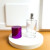 Factory Direct 50Ml Wholesale Clear Cylinder Custom Cosmetic Spray Glass Perfume Bottle with Color Screw Spray Lid