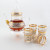 Wholesale Glassware Food Grade Nordic Drinkware Tumblers Borosilicate Tea Pot and Teacup Set