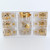 New Wholesale Golden Water Jug Glass Water Set 7pcs Glass Tumbler Jug Pitcher Set with Lid Glass Water Set