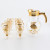 New Wholesale Golden Water Jug Glass Water Set 7pcs Glass Tumbler Jug Pitcher Set with Lid Glass Water Set