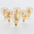 New Wholesale Golden Water Jug Glass Water Set 7pcs Glass Tumbler Jug Pitcher Set with Lid Glass Water Set
