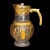 Wholesale 7pcs Plating Glass Set Gold and Silver Drinking Glass Set with Jug Water Glass Set