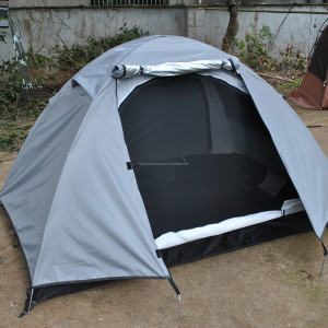 Durable 4 Season 2 Person Tent,Sunscreen 2 Person Backpacking Tent, CZX-745 Camping Tent,Double Layer Camping Trek Tent