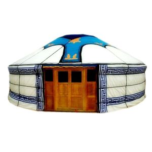 Large Mongolian Yurt Steel Wooden Dome Yurt Used for House Mongolian Yurt