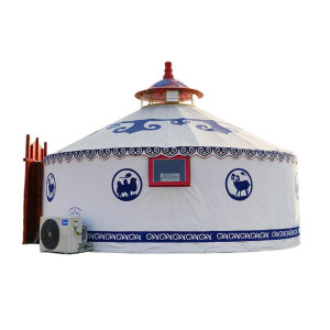 Waterproof Oxford Cloth 4 Layers Best Seller Sound Insulation Tent Mongolian Yurts Steel Wood Decorative Yurt