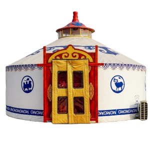 Traditional Mongolian Wooden Yurts Lodging Prefab Yurt House Mongolian Luxury Yurts for Sale