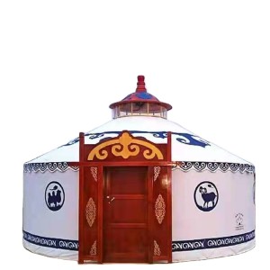 Good Discount Ecological Bamboo Modern Mongolian Yurt 4 Season 4 Seasons Canvas Yurt