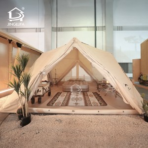 Inflatable Camping Tents with Hand Pump Air Glamping Tent Easy Setup Waterproof and Windproof Blow Up Tent