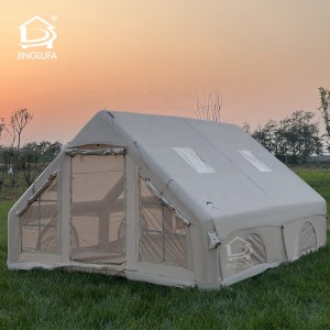 Oxford Fabric Inflatable Glamping Camp Air Tent Outdoor Camping Luxury Tent Waterproof House Carpas Inflables