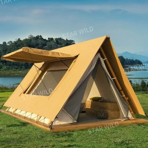 2024 Jinglufa New Design Luxury Glamping Safari Lodge Tent Hotel Canvas Pvc Camping Tent for Resort