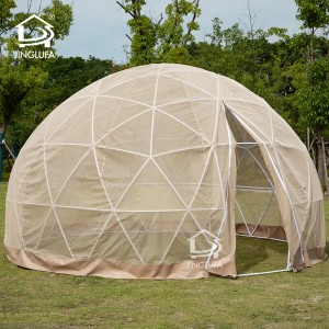 12FT Bubble Tent Garden Dome Tent with PVC TPU Cover and Garden Dome Mesh Gauze
