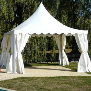 China Big 5*5 Outdoor Luxury White Event Gathering Pagoda Tent