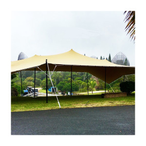 Big 100 Seater Elastic Flexible Stretch Party Tents Large Marquee Stretch Wedding Tents for Events