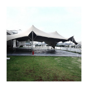 High Quality 10x10M Sand Color Free Style Big Stretch Tents for Outdoor Events