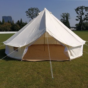 5M Waterproof Oxford Yurt Tent 4-Season Family Bell Tents Glamping Luxury for Events Party