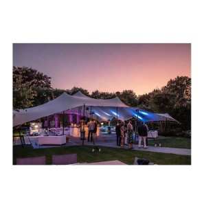 0.8mm Thickness Heavy Duty Stretch Tent Fabric Waterproof for Events