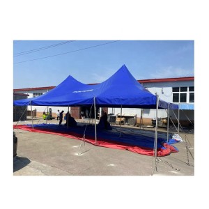 Big Blue Party Event Aluminum Frame Structure Outdoor Waterproof PVC Vinyl Wedding Marquee Tents