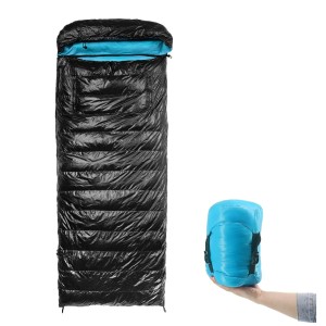 Spring Summer Autumn Outdoor Ultra Light Camping Tent Duck Down Sleeping Bag for Hiking Climbing Backpacking