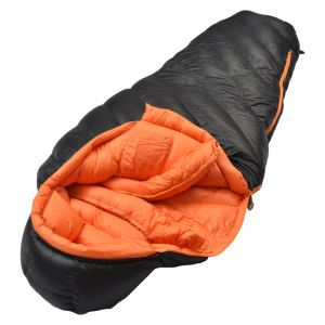 Outdoor Portable Cold Weather Mummy Sleeping Bag High Quality Goose Down Sleeping Bag for Camping