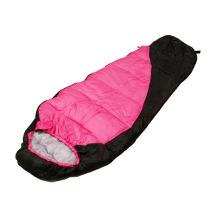 Super Quality 3 Season Lightweight 190T Polyester Pink Children Sleeping Bag for Camping