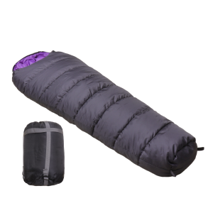 Warehouse Direct Sales Polyester Portable Winter Camping Extra Lightweight Mummy Sleeping Bag for Cold Weather Camping