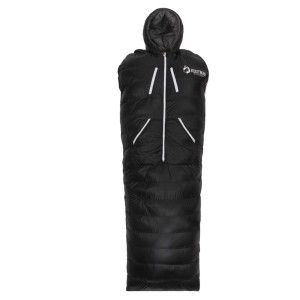 Wearable Sleeping Bag Polyester Fabric Human Shape Hollow Cotton Filling with Compression Sack Outdoor Camping Indoor