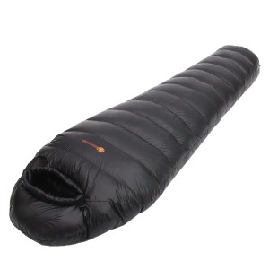 OEM Mummy Goose/duck Down Sleeping Bag for Camping 800g Fill Winter Outdoor Waterproof Camp Sleeping Bags