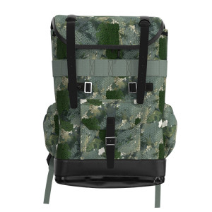Molle Waterproof Polyester Camouflage Unisex Large Tactical Backpack Computer Interlayer Zipper Trekking Assault Pack