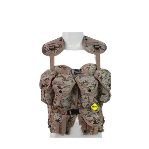 P LCE Webbing Assault Vest Equipment Desert Camouflage Tactical Assault Vest Combat Gear Plate Carrier