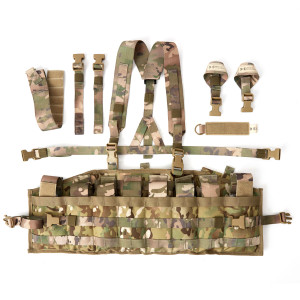 Multicam Camouflage Assault Tactical Vest Plate Carriter Chest Rig MOLLE II (TAP) Vest with Straps