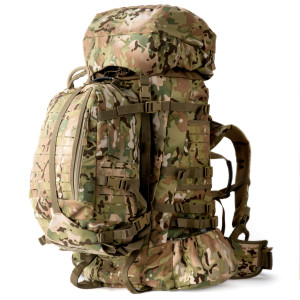 AKMAX Tactical Assault Backpack Hydration Pack Padded Shoulder Straps with Hip Belt, ILBE Hiking and Hunting Rucksack