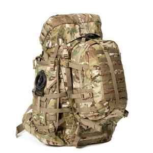 AKMAX Multicam ILBE Tactical Large Rucksack with Detachable Assault Backpack Hydration Pack Shoulder Straps