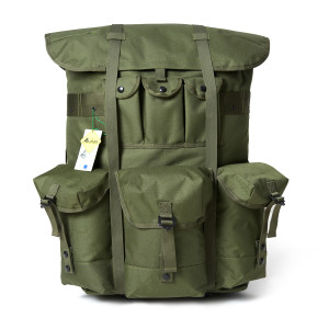 Olive Green Mochila Alice Pack 80L Tactical Gear Outdoor Travel Camping Hiking Backpack with Metal Frame