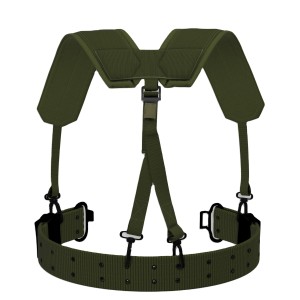 ALICE Pack Yoke Belt with Butt Pack Combat Belts Olive Green Adjustable Waist Camouflage Tactical Belt