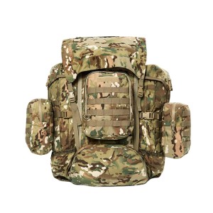 IRAKLIS Hunting Backpack OEM ODM Outdoor Backpack , External Aluminum Frame Multicam Camouflage