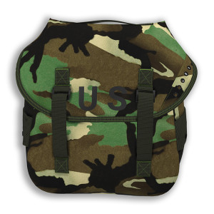 Tactical Mission Yoke Belt with Butt Pack Woodland Camo