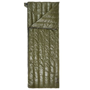 Sky Walker Down Ultra Lightweight Envelope Sleeping Bag Adult Outdoor Camping Hiking Sleeping Bag Olive Green