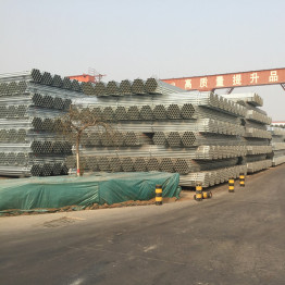 Manufactured 300g/m2 Zinc Coated Galvanized Steel Pipe