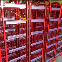 20*20 25*25 Mm Supermarket Shelve Used Shs Pre Galvanized Tube