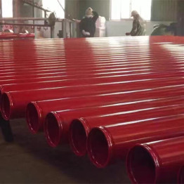 6 Inch YOUFA Grooved with Fitting Red Painted Fire Fighting Erw Steel Pipe