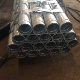 HDG Erw Ms Steel Pipe C/w Grooved Each End 220 G/m2 Zinc Coating
