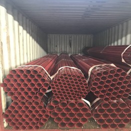 3inch Grooved Pipe/ASTM A795 Fire Pipe/red Coating Pipe