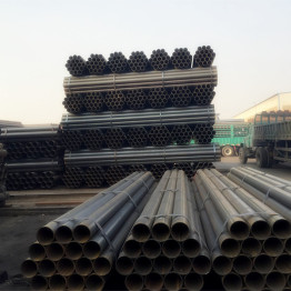 Black Welded Erw Ms Steel Pipe BS1387 /ASTM A53 Gr.b Sch40