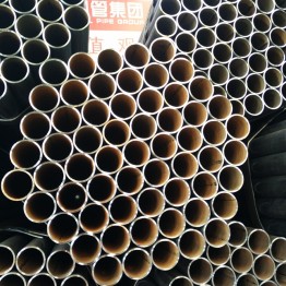 Q235 Circular Hollow Section, 1 Inch Thin Wall Erw Welded Steel Pipe, Black Mild Steel Pipe